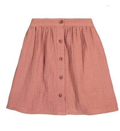 Buttoned skirt