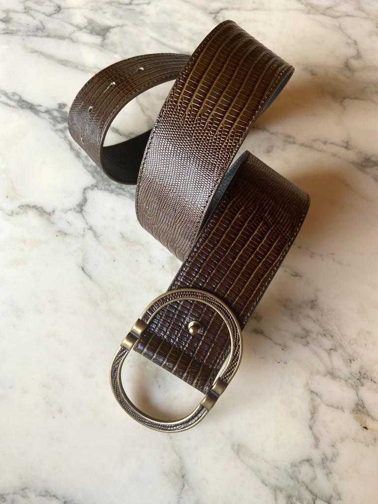 Our leather craftsmen clean and maintain your belt.