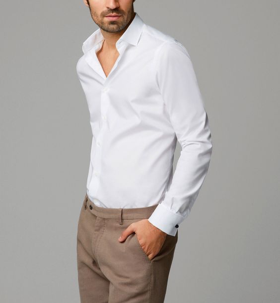 Men's white shirt
