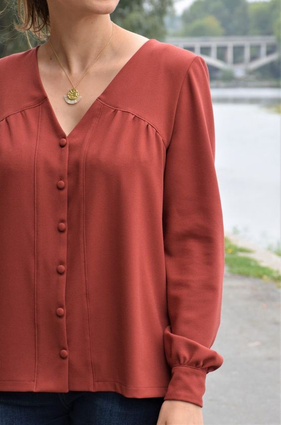 Shirt with darts
