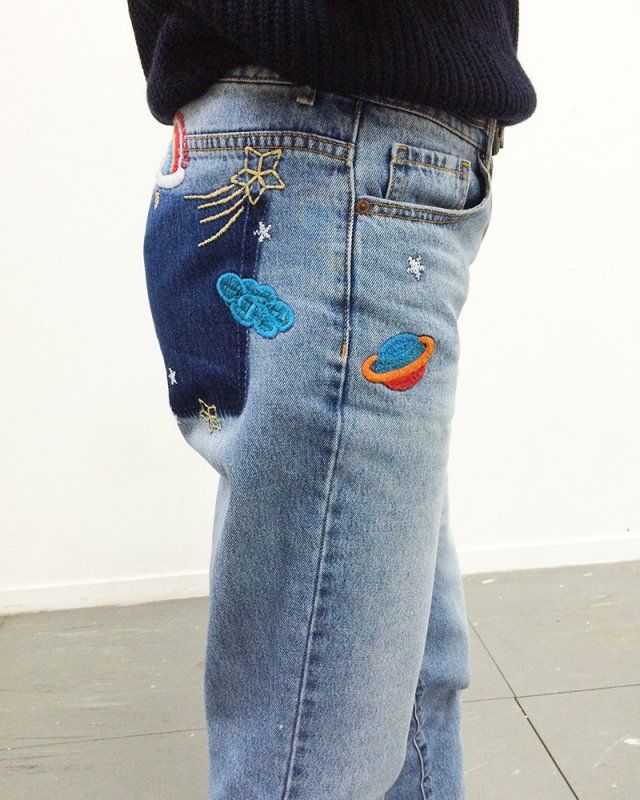 Patchwork jeans