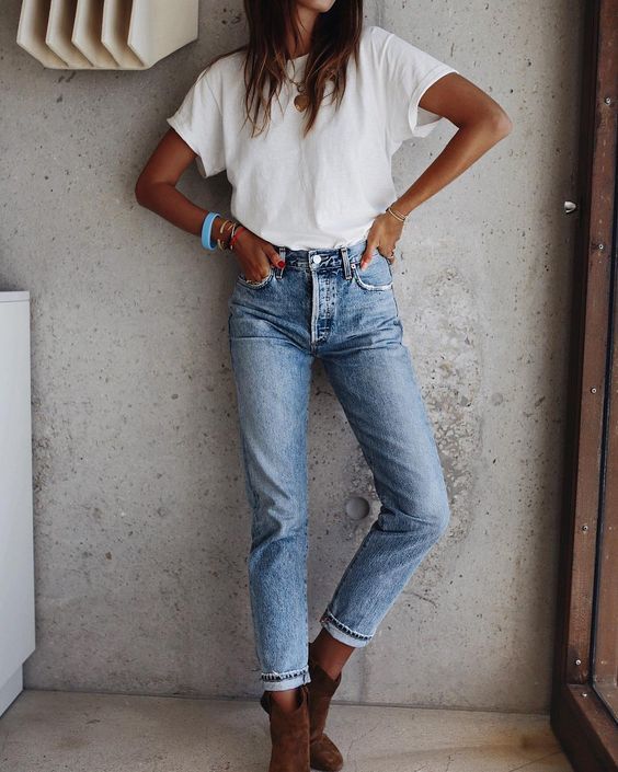 Slim-fit denim Trousers