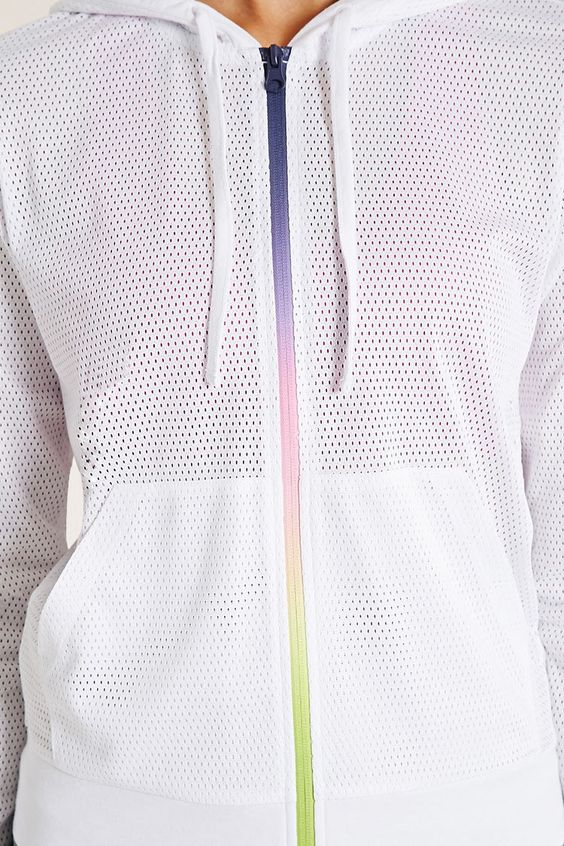 Rainbow jacket zip