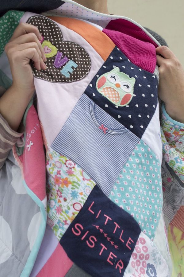 Patchwork children's bedspread