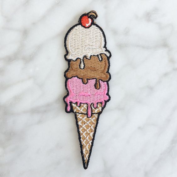 Ice cream badge