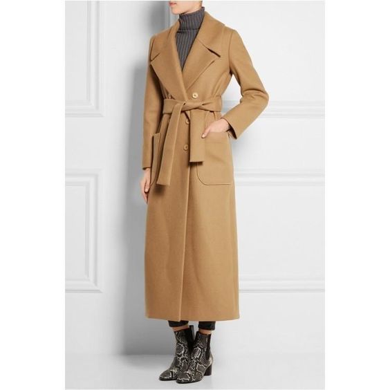 Long beige coat