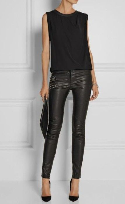 Tight leather Trousers