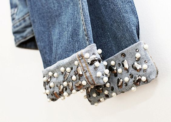 Customised beaded hems