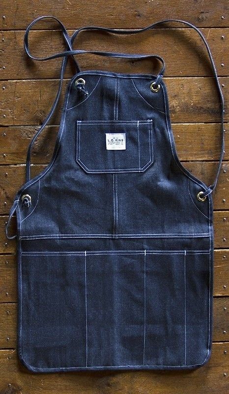 Denim apron