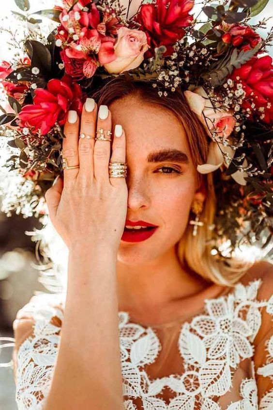 Bohemian wreath accessory