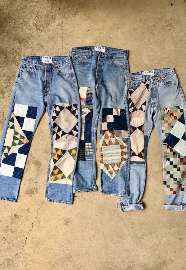 Denim woodstock style