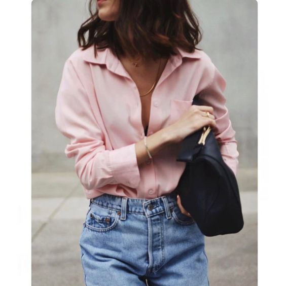 Pink blouse