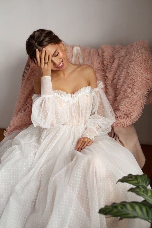 Bohemian wedding dress